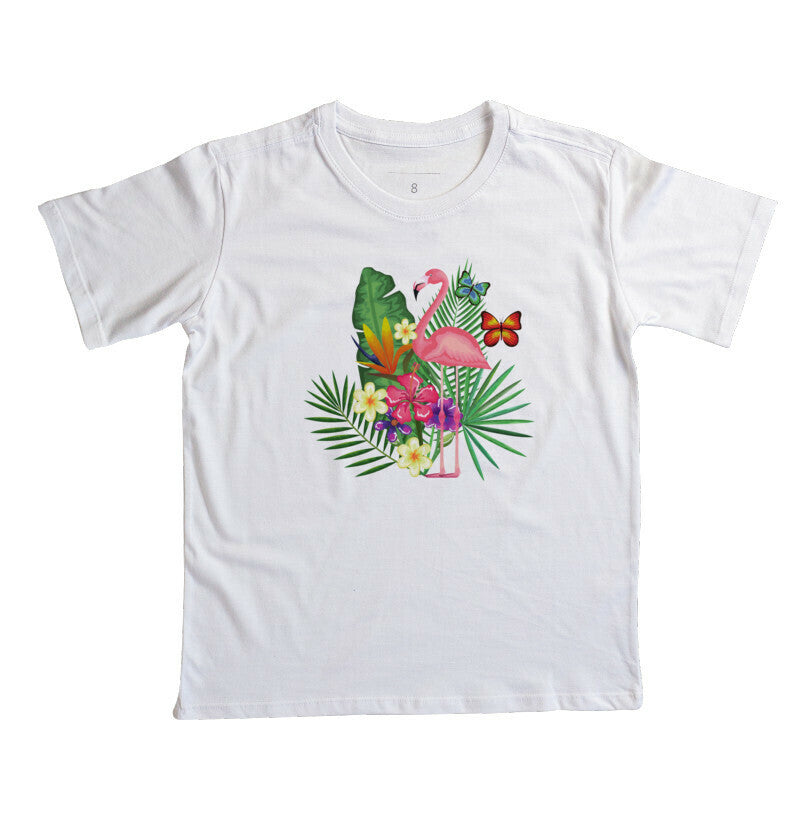 Camiseta Infantil - Flamingo