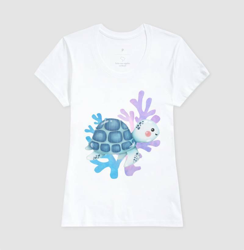 Baby Look - Tartaruga Marinha Baby