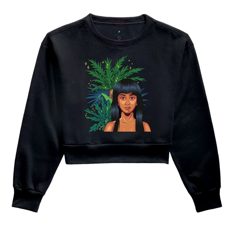 Moletom Cropped - Girl Power Iara