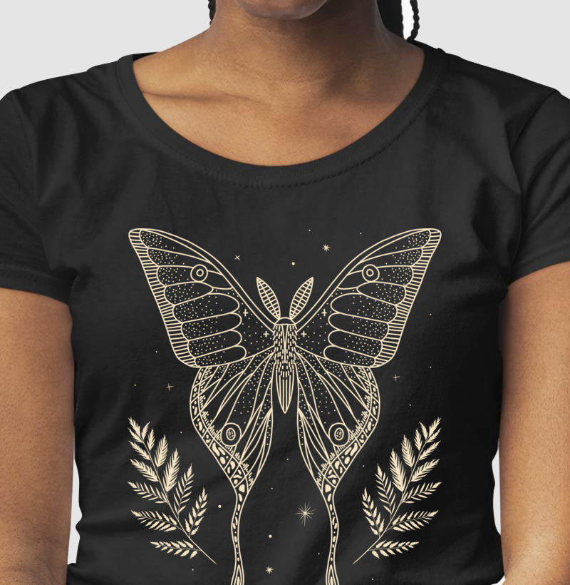 Baby Look - Borboleta Dourada