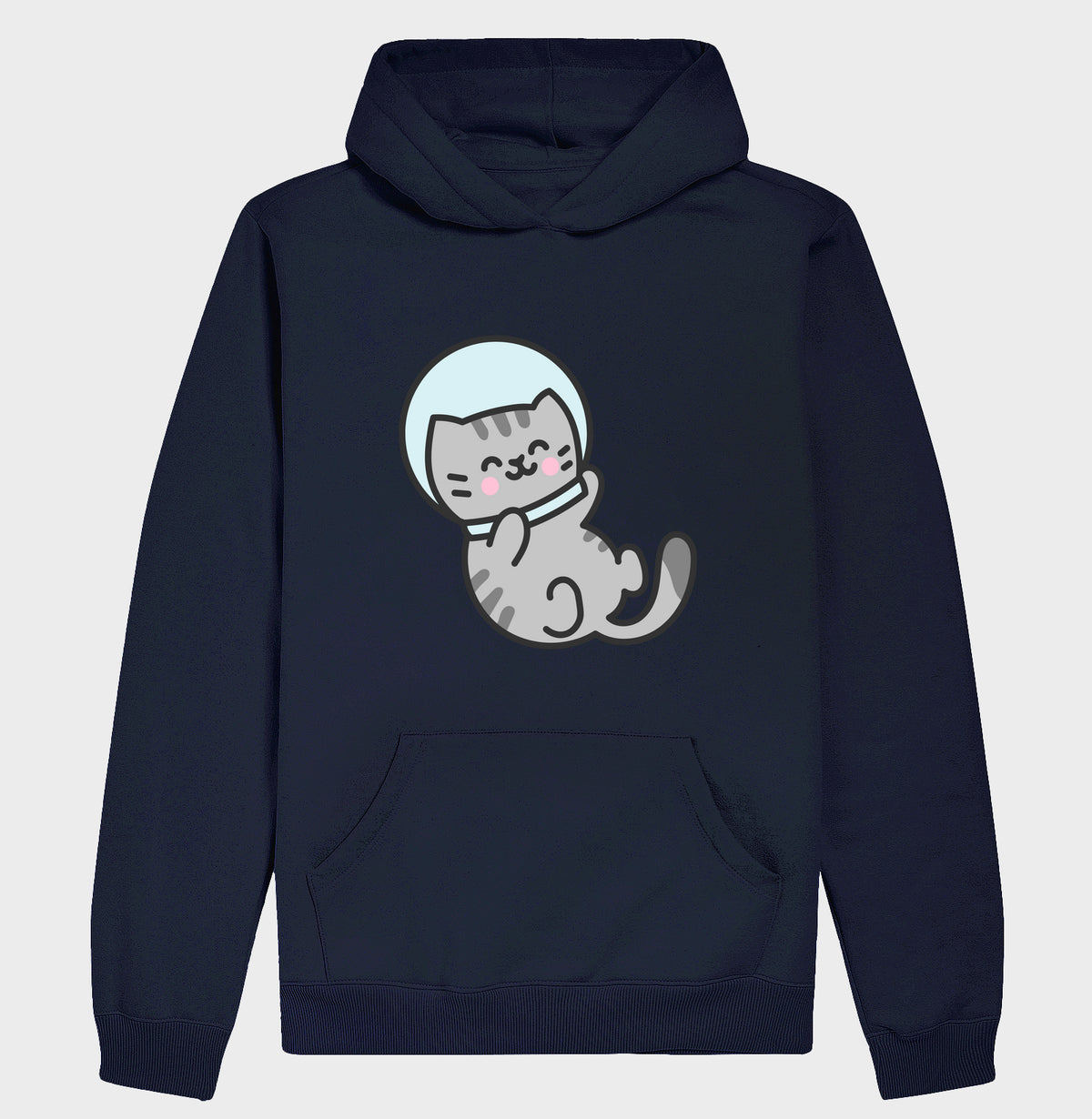 Moletom Hoodie - Gato Astronauta