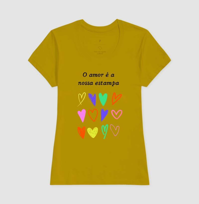 Baby Look - Estampa Amor