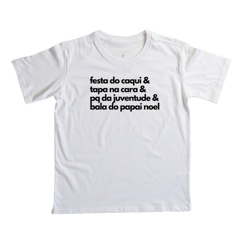 Camiseta Infantil - Festa do Caqui