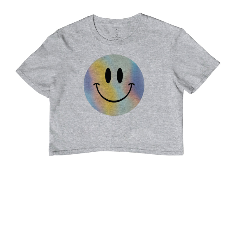 Cropped - Emoji Smile Colorido