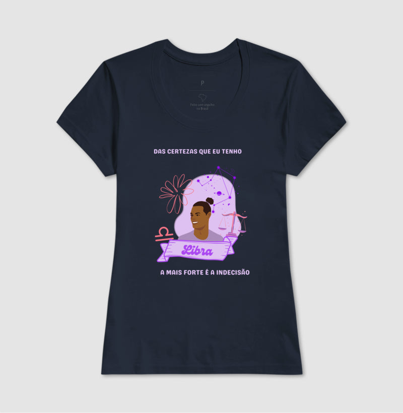 Baby Look - Libra Indecisão Homem