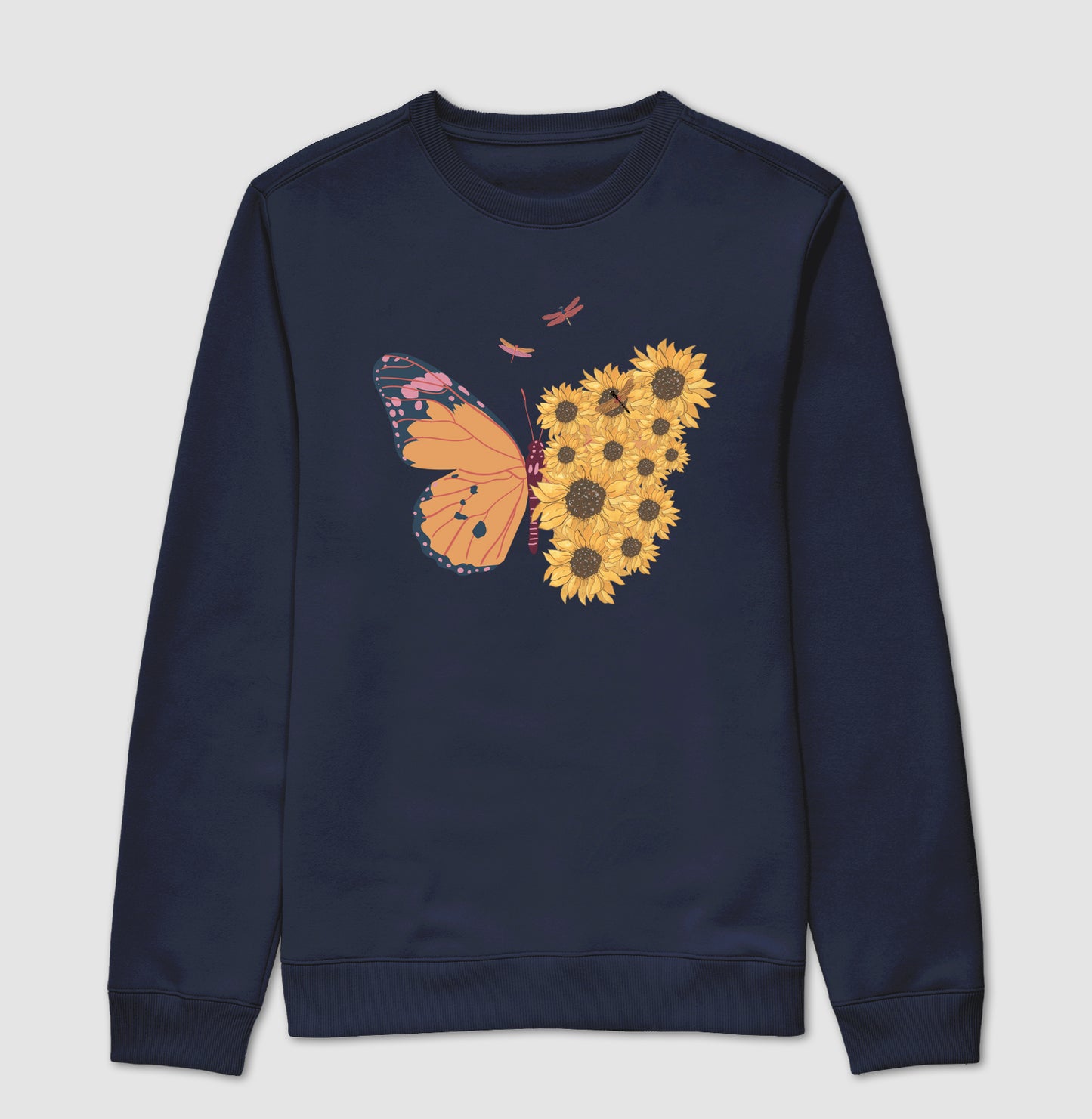 Suéter - Borboleta com Flores