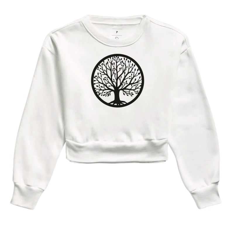Moletom Cropped - Árvore da Vida