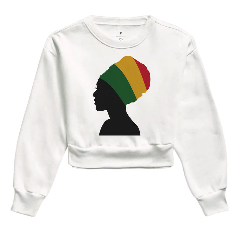 Moletom Cropped - Girl Power Luz