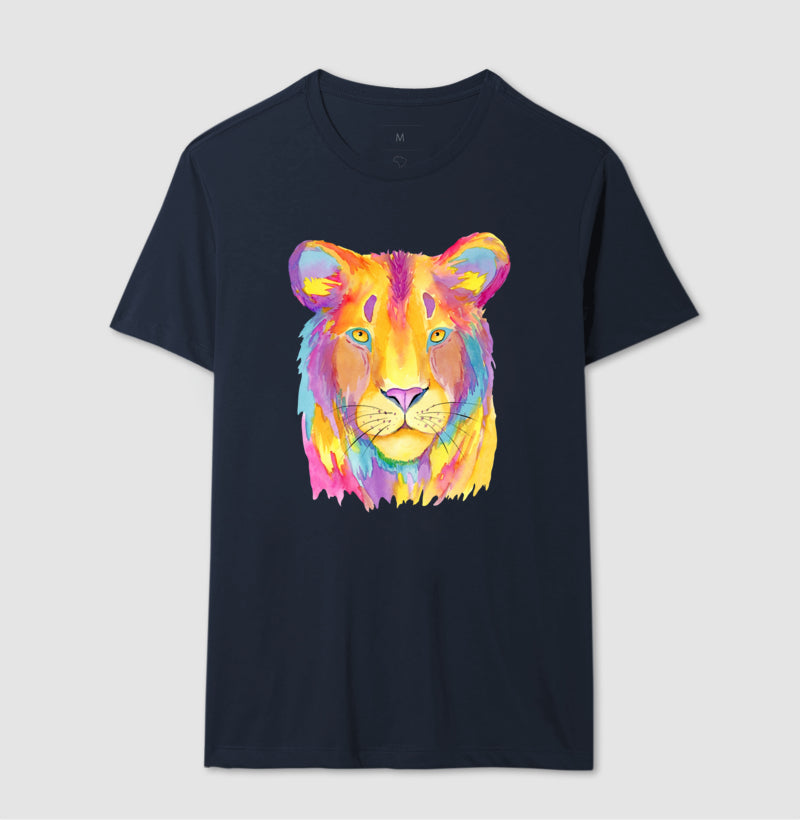 Camiseta - Leoa Colorida