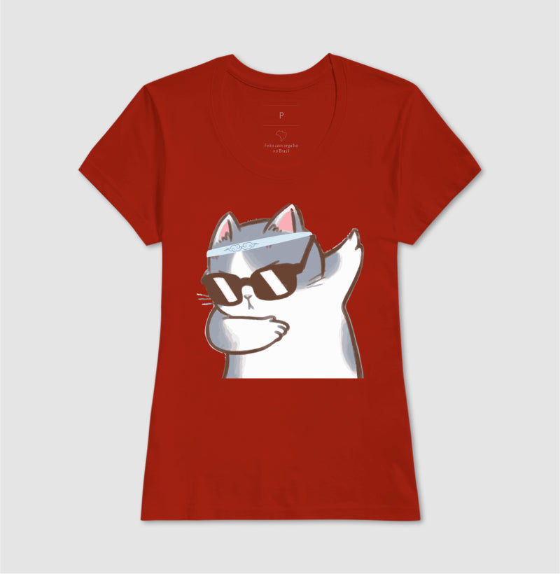 Baby Look - Gato Divertido