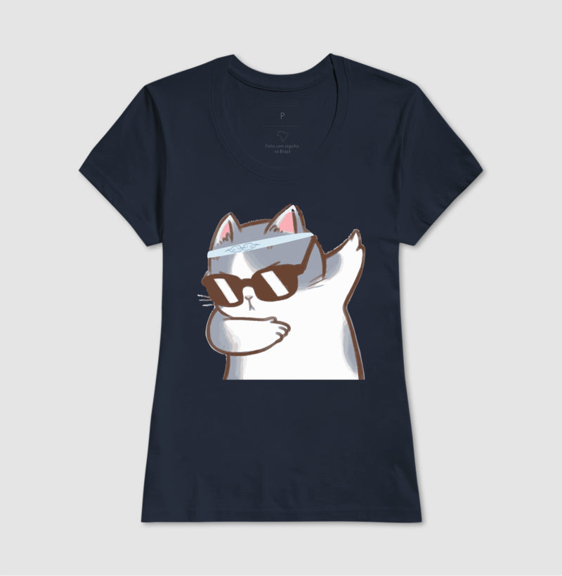 Baby Look - Gato Divertido