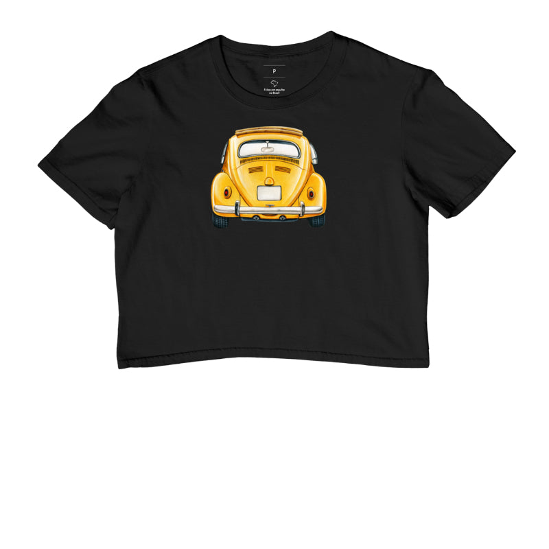 Cropped - Fusca Amarelo