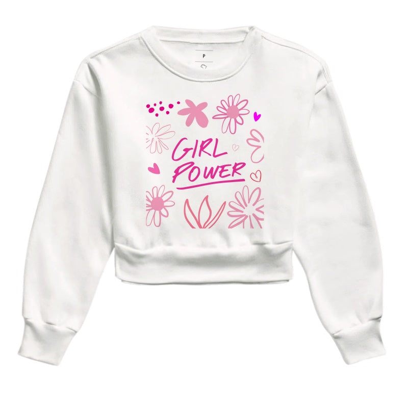 Moletom Cropped - Girl Power Flávia