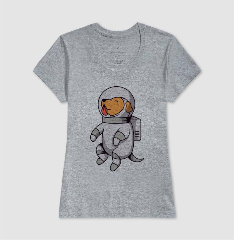 Baby Look - Cachorro Astronauta