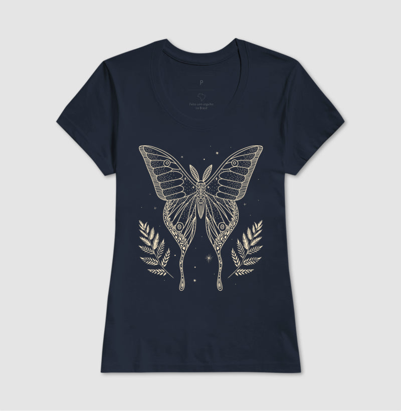 Baby Look - Borboleta Dourada