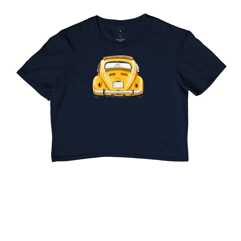 Cropped - Fusca Amarelo