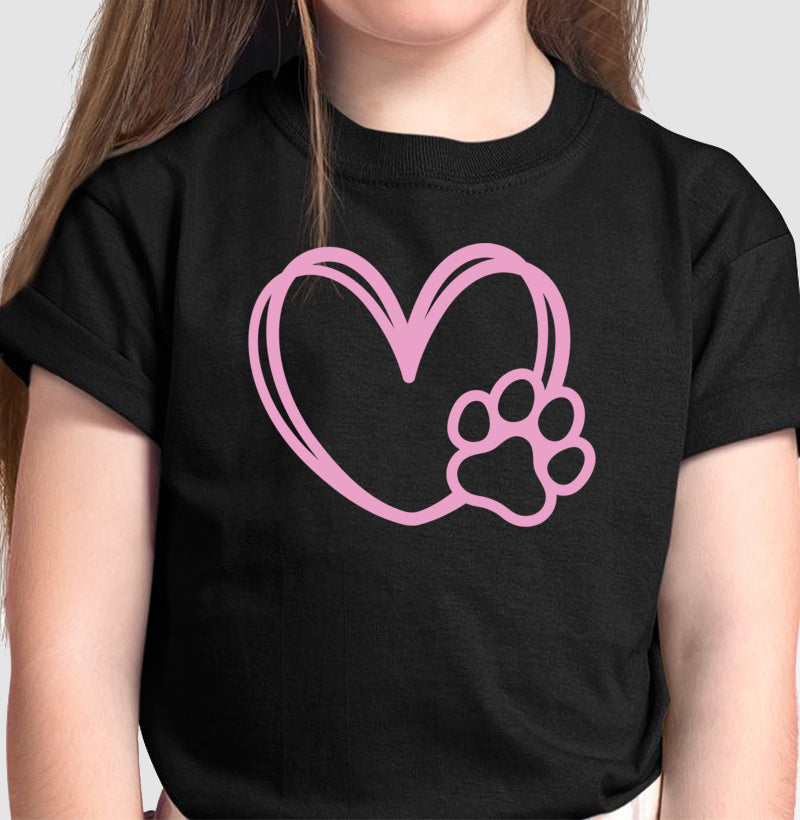 Camiseta Infantil - Dog Heart