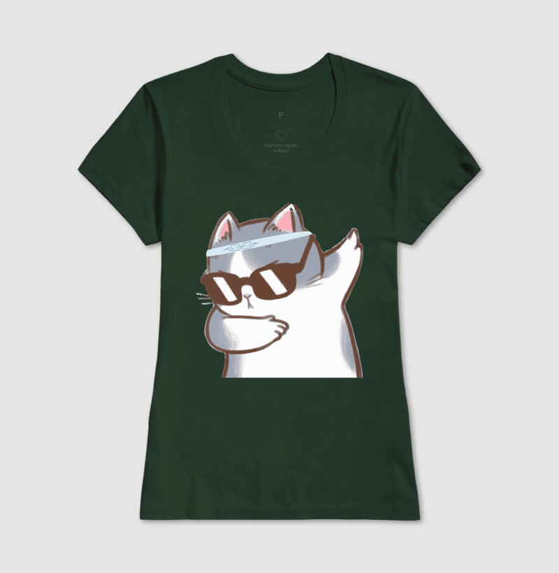Baby Look - Gato Divertido