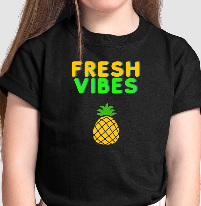 Camiseta Infantil - Abacaxi Vibes