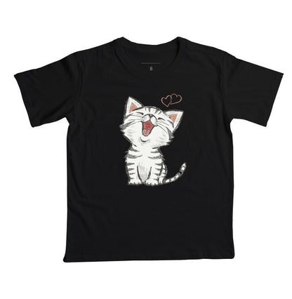 Camiseta Infantil - Gatinho