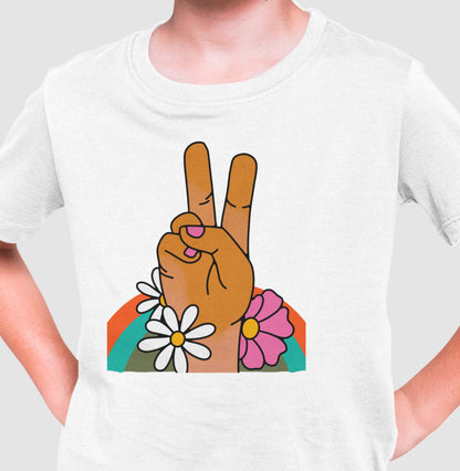 Camiseta Infantil - Peace and Love