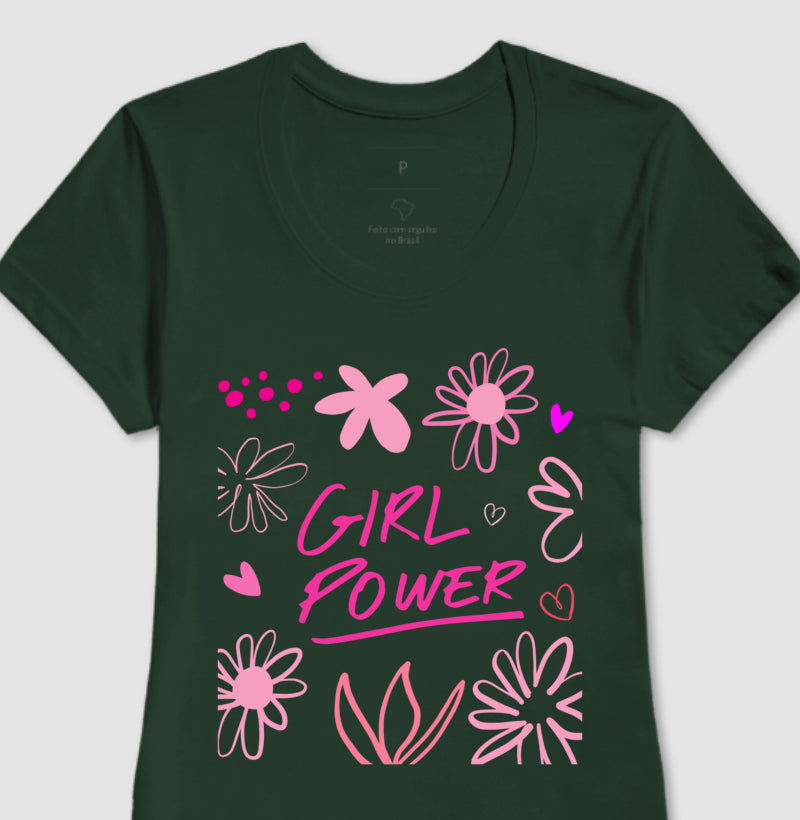 Baby Look - Girl Power Flávia