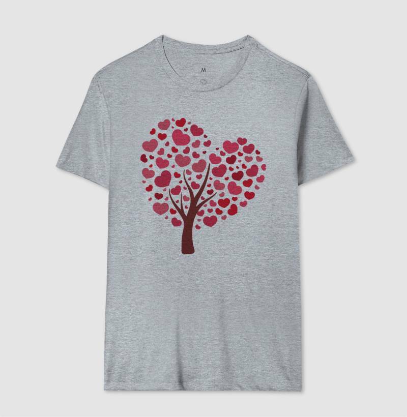 Camiseta - Árvore de Coração