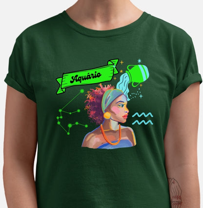 Camiseta - Aquário Mulher