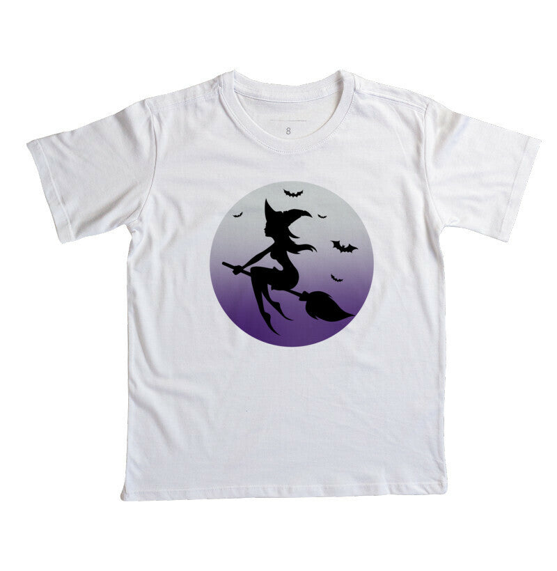 Camiseta Infantil - Bruxa Lua