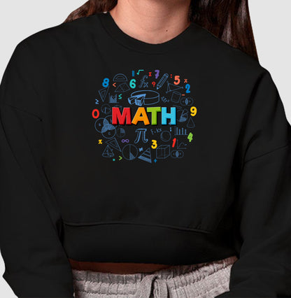 Moletom Cropped - Math