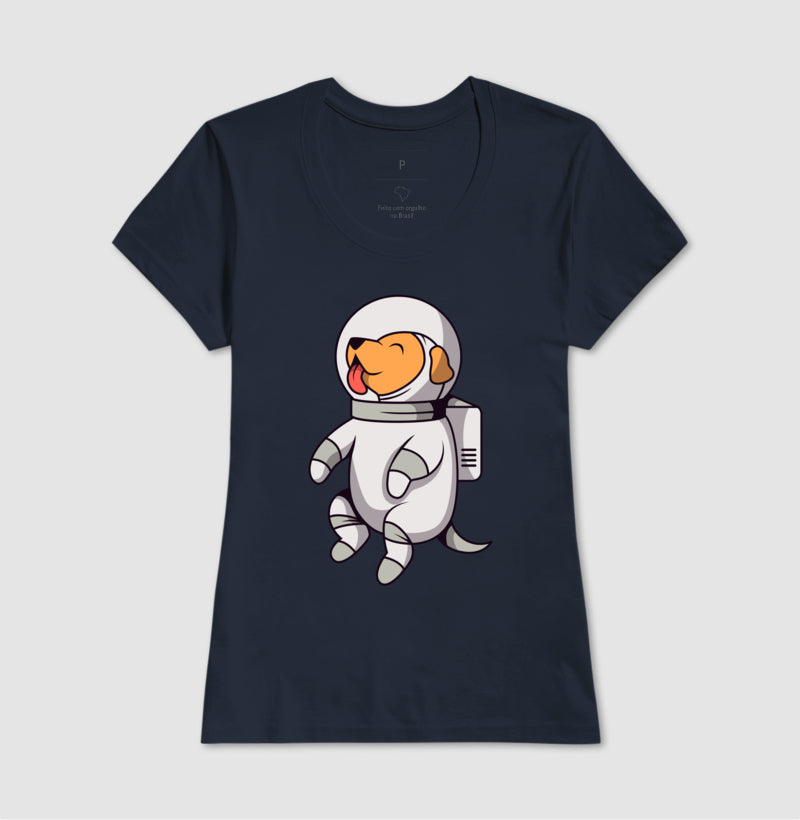 Baby Look - Cachorro Astronauta