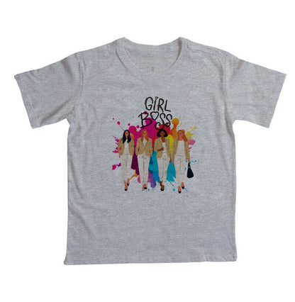 Camiseta Infantil - Girl Boss Quézia