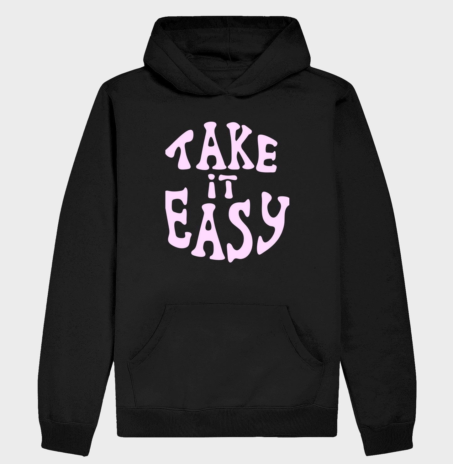 Moletom Hoodie - Take it Easy Rosa