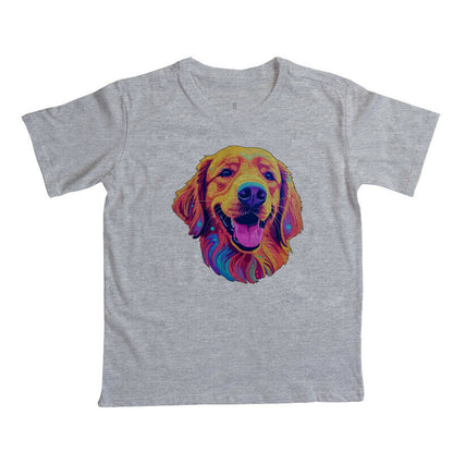 Camiseta Infantil - Golden Retriever Color