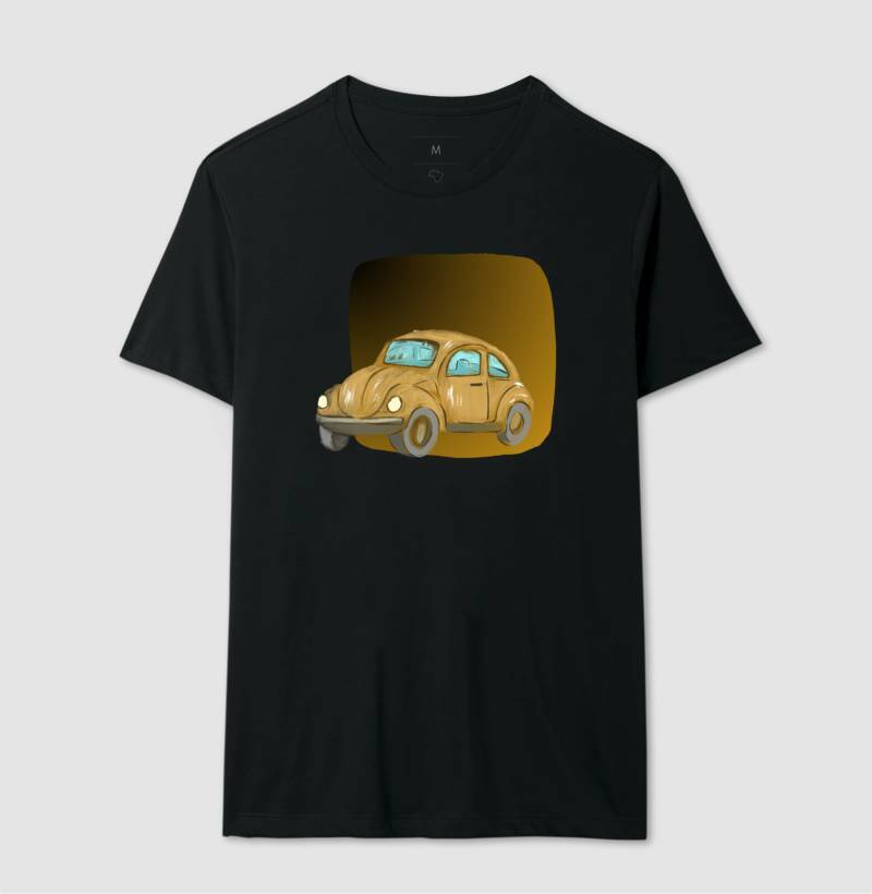 Camiseta - Fusca Marrom