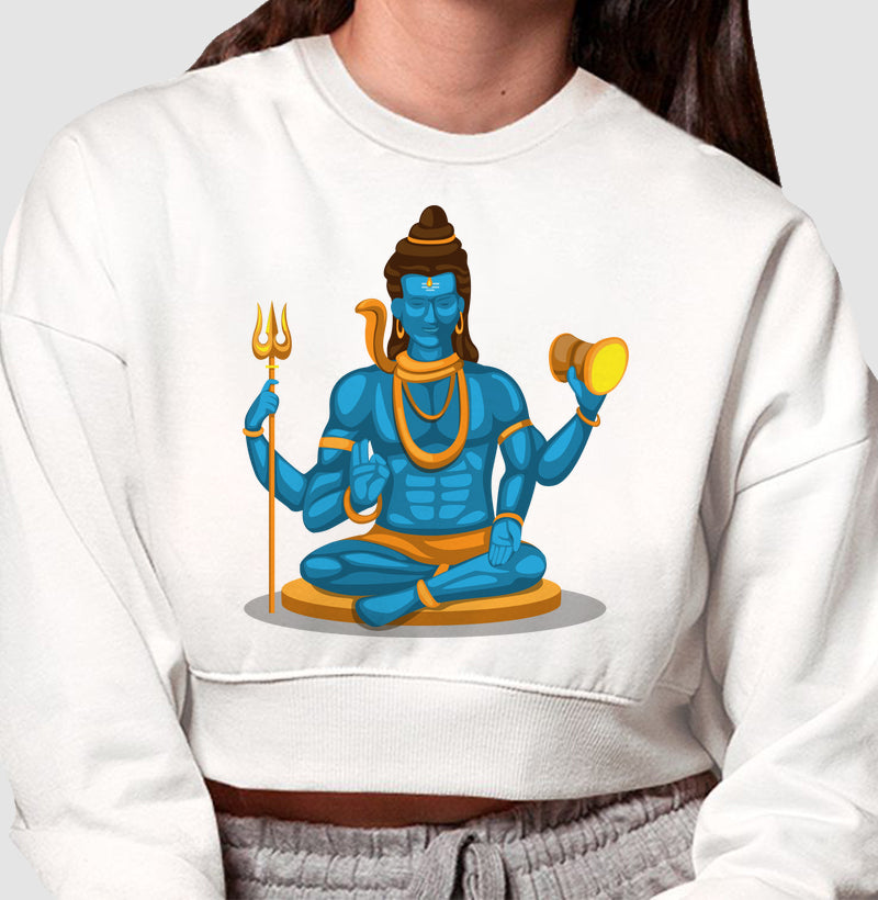 Moletom Cropped - Shiva