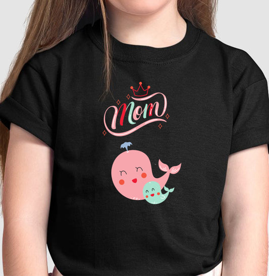 Camiseta Infantil - Mãe Cute