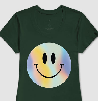 Baby Look - Emoji Smile Colorido