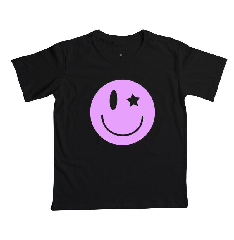 Camiseta Infantil - Emoji Piscadinha