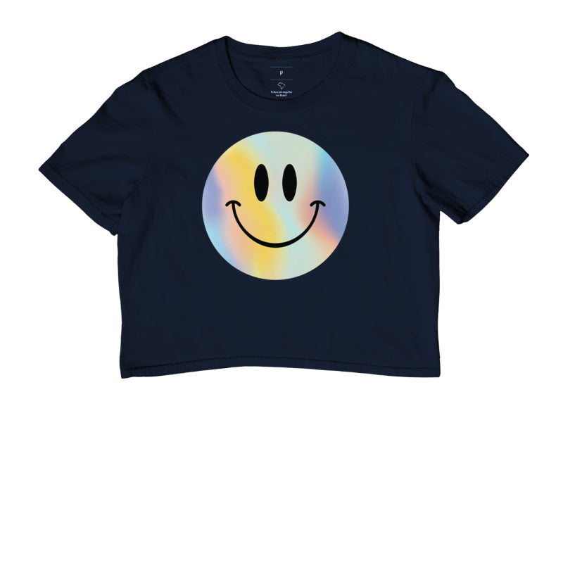 Cropped - Emoji Smile Colorido