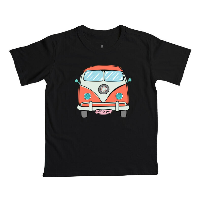 Camiseta Infantil - Kombi Laranja