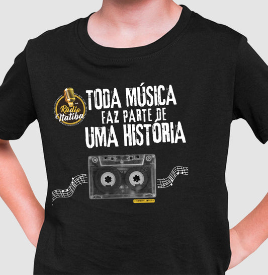 Camiseta Infantil - Toda Música