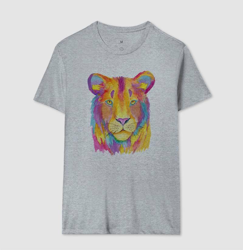Camiseta - Leoa Colorida