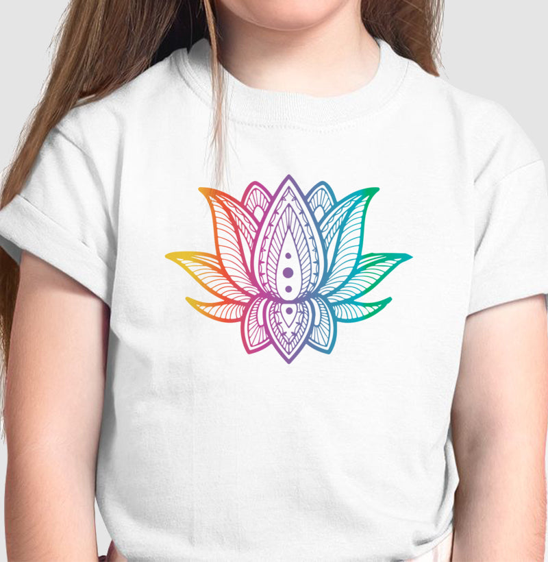 Camiseta Infantil - Flor de Lótus 2