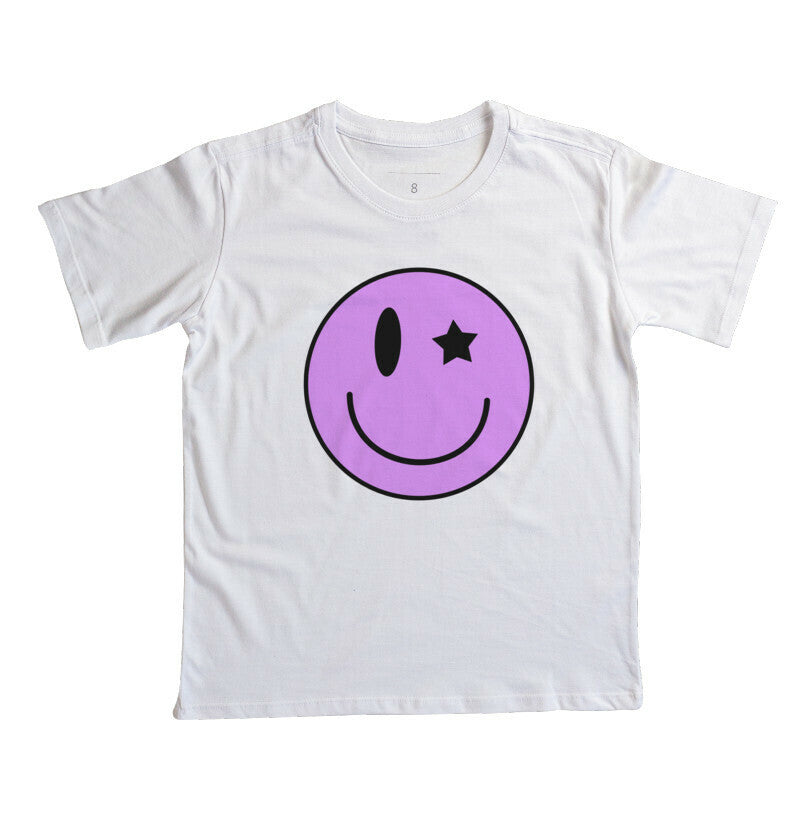 Camiseta Infantil - Emoji Piscadinha