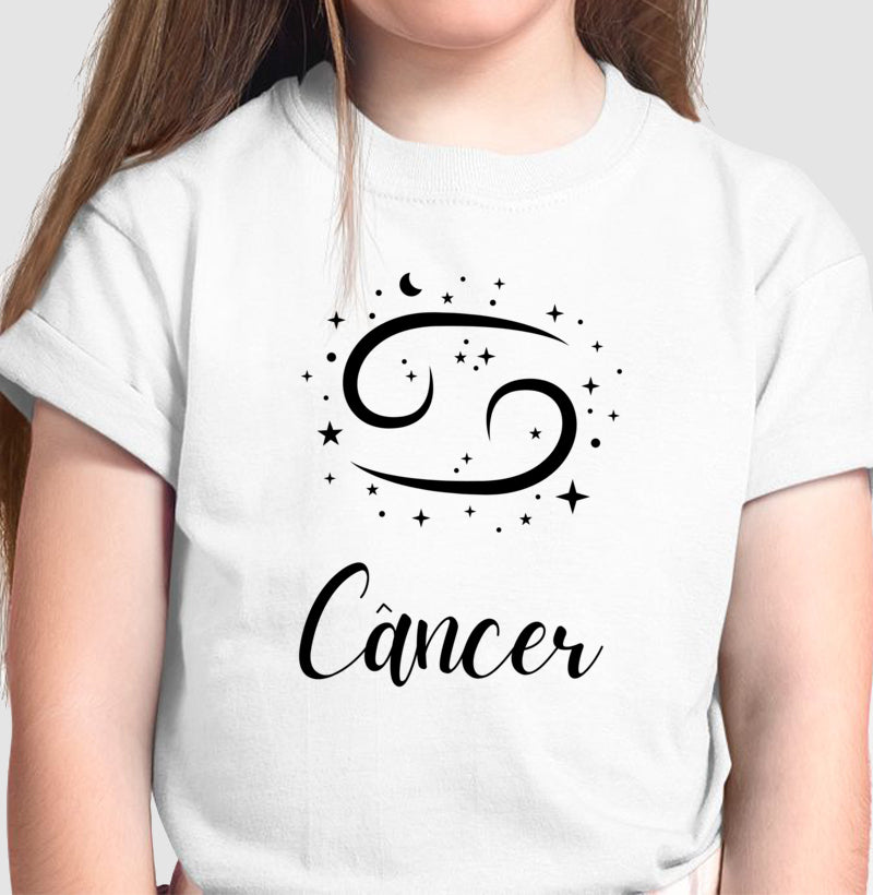 Camiseta Infantil - Signo de Câncer