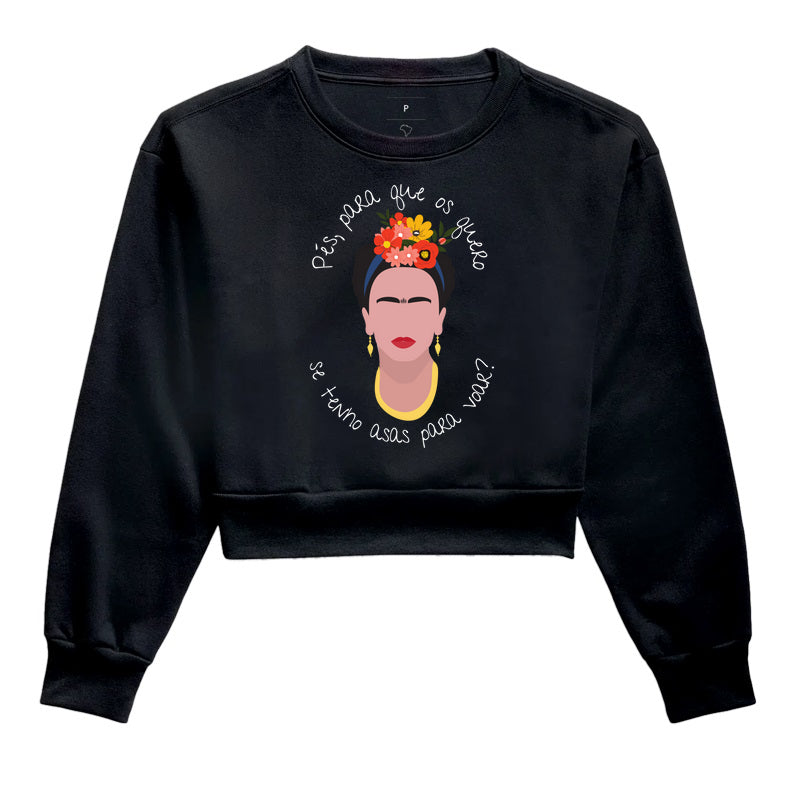 Moletom Cropped - Girl Power Frida 2