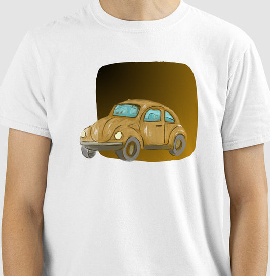 Camiseta - Fusca Marrom