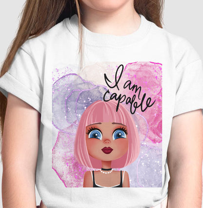 Camiseta Infantil - Girl Power Daiane