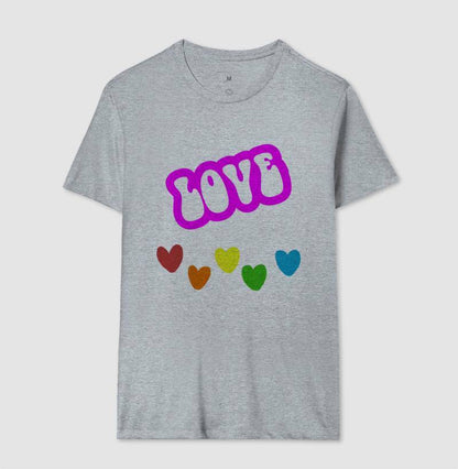 Camiseta - Love Corações